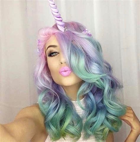 unicorn pink hair dye